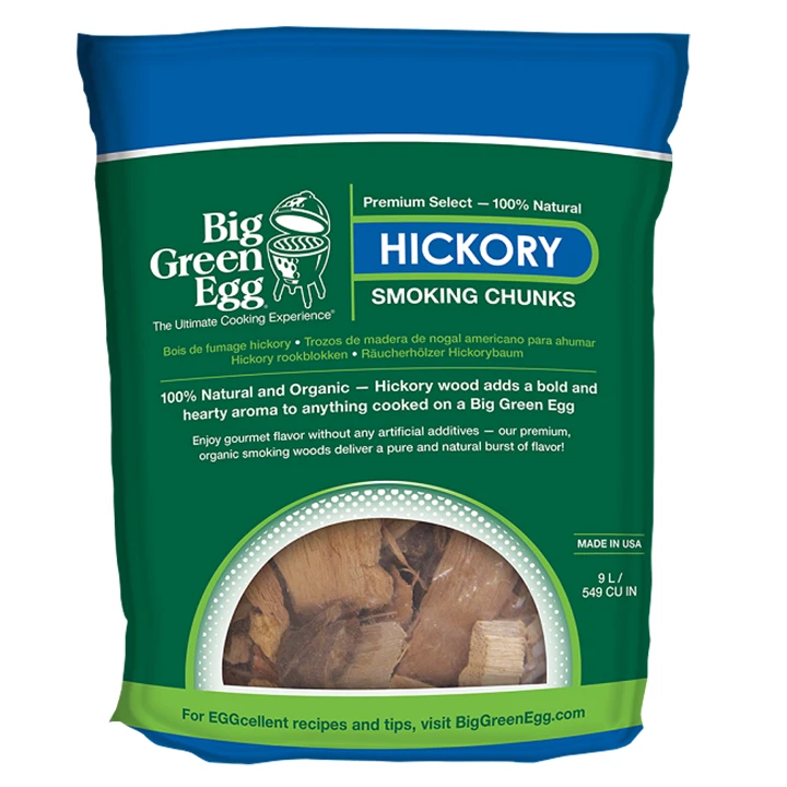 Big Green Egg Hickory Chunks 3 Kg 3 Big Green Egg Hickory Chunks 3 Kg