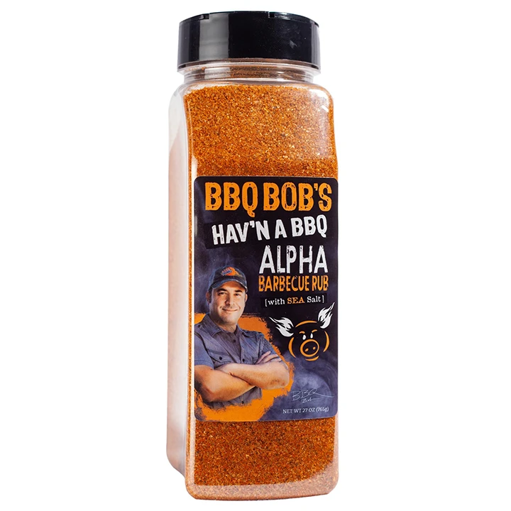 BBQ Bob's Hav'n A BBQ Alpha Rub 28oz 3 BBQ Bob's Hav'n A BBQ Alpha Rub 28oz