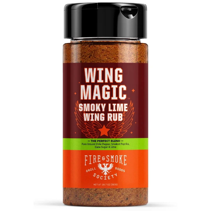 Fire&Smoke Wing Magic Smoky Lime Wing Rub 8.5 Oz 3 Fire&Smoke Wing Magic Smoky Lime Wing Rub 8.5 Oz