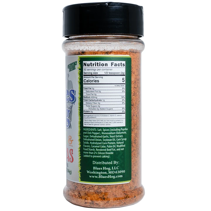 Blues Hog Ritas & Fajitas Seasoning 6.5 Oz 4 Blues Hog Ritas & Fajitas Seasoning 6.5 Oz - Afbeelding 2