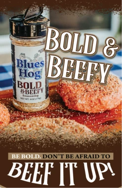 Blues Hog Bold&Beefy BBQ Rub 6oz 15 Blues Hog Bold&Beefy BBQ Rub 6oz -Barbecue Gereedschap image 1132