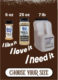 Blues Hog Bold&Beefy BBQ Rub 6oz 17 Blues Hog Bold&Beefy BBQ Rub 6oz -Barbecue Gereedschap image 1134