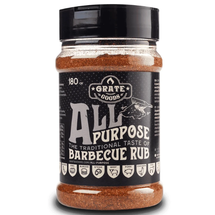 Grate Goods Premium All Purpose BBQ Rub 180 Gram 3 Grate Goods Premium All Purpose BBQ Rub 180 Gram