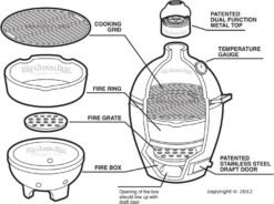 Big Green Egg Large + Nest+ Cover 9 Big Green Egg Large + Nest+ Cover -Barbecue Gereedschap image 372