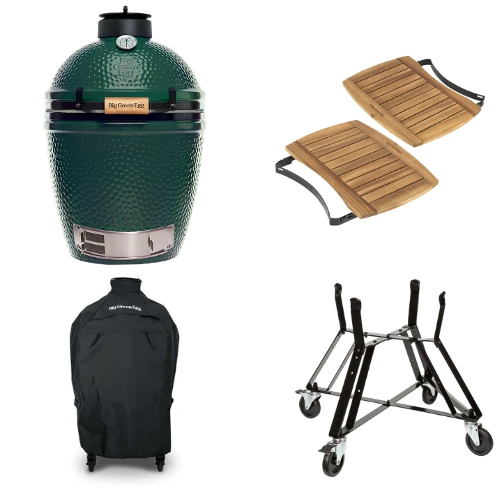Big Green Egg Medium + Nest + Mates + Cover 3 Big Green Egg Medium + Nest + Mates + Cover