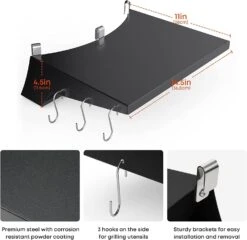 BBQNovation Zijtafels TBV 57 Cm Kogel BBQ 15 BBQNovation Zijtafels TBV 57 Cm Kogel BBQ -Barbecue Gereedschap image 58