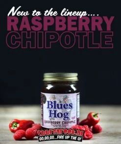 Blues Hog Raspberry Chipotle BBQ Sauce Squeeze Bottle 25 Oz 12 Blues Hog Raspberry Chipotle BBQ Sauce Squeeze Bottle 25 Oz -Barbecue Gereedschap image 620