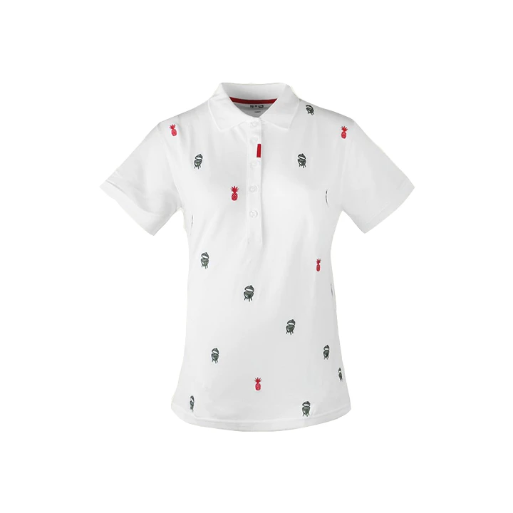 Big Green Egg Golf Poloshirt Dames Wit 3 Big Green Egg Golf Poloshirt Dames Wit