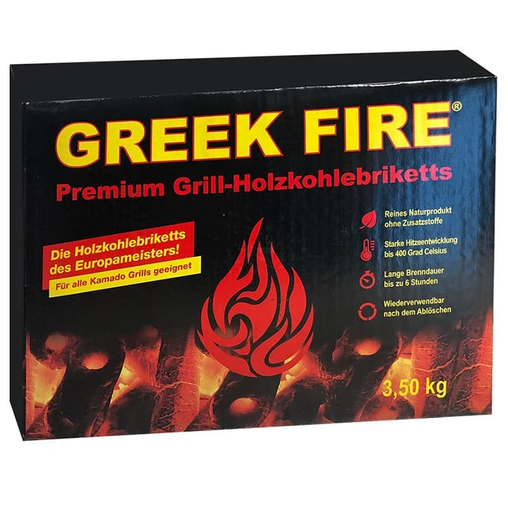 Greek Fire Briketten Tubes 3,5 Kg 3 Greek Fire Briketten Tubes 3,5 Kg