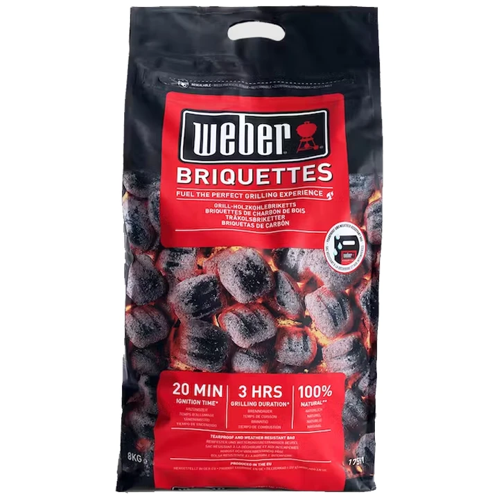 Weber Briketten Pillow Shape 8 Kg 3 Weber Briketten Pillow Shape 8 Kg