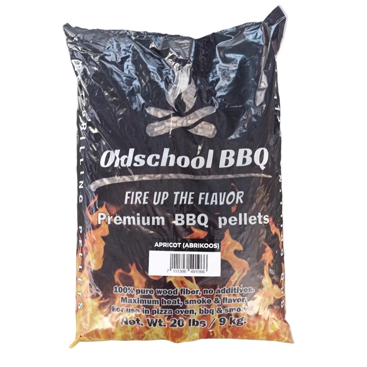 Oldschool Abrikoos BBQ Pellets 9 Kg 3 Oldschool Abrikoos BBQ Pellets 9 Kg