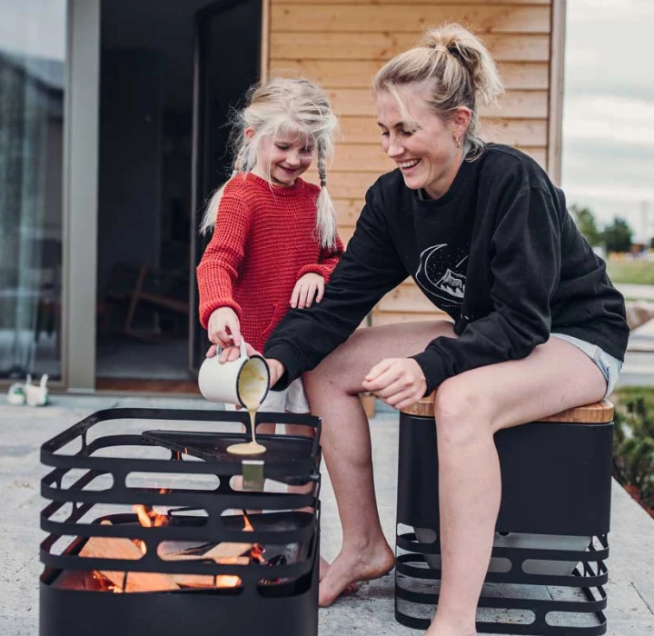 Höfats Cube Vuurkorf Zwart 7 Höfats Cube Vuurkorf Zwart - Afbeelding 5